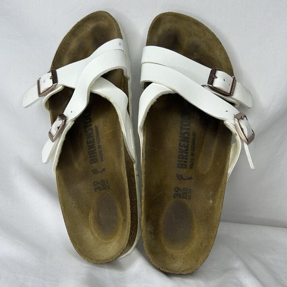 Birkenstock Women's Yao Balance Sandals White Size 39 ( US 8 )